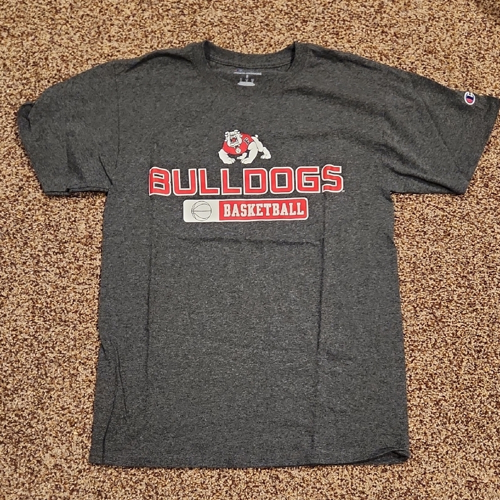 Champion Fresno State Bulldogs Basketball Gray T-Shirt Size: S